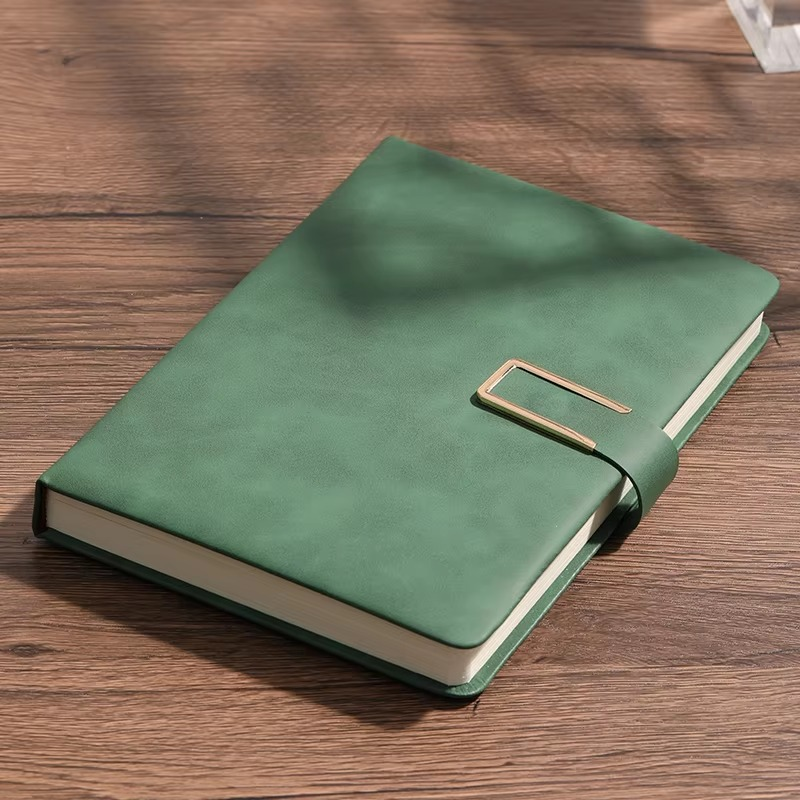 Custom Soft-Cover Vintage A5 Leather Notebook – Perfect Companion for Business Meetings & College Life journal