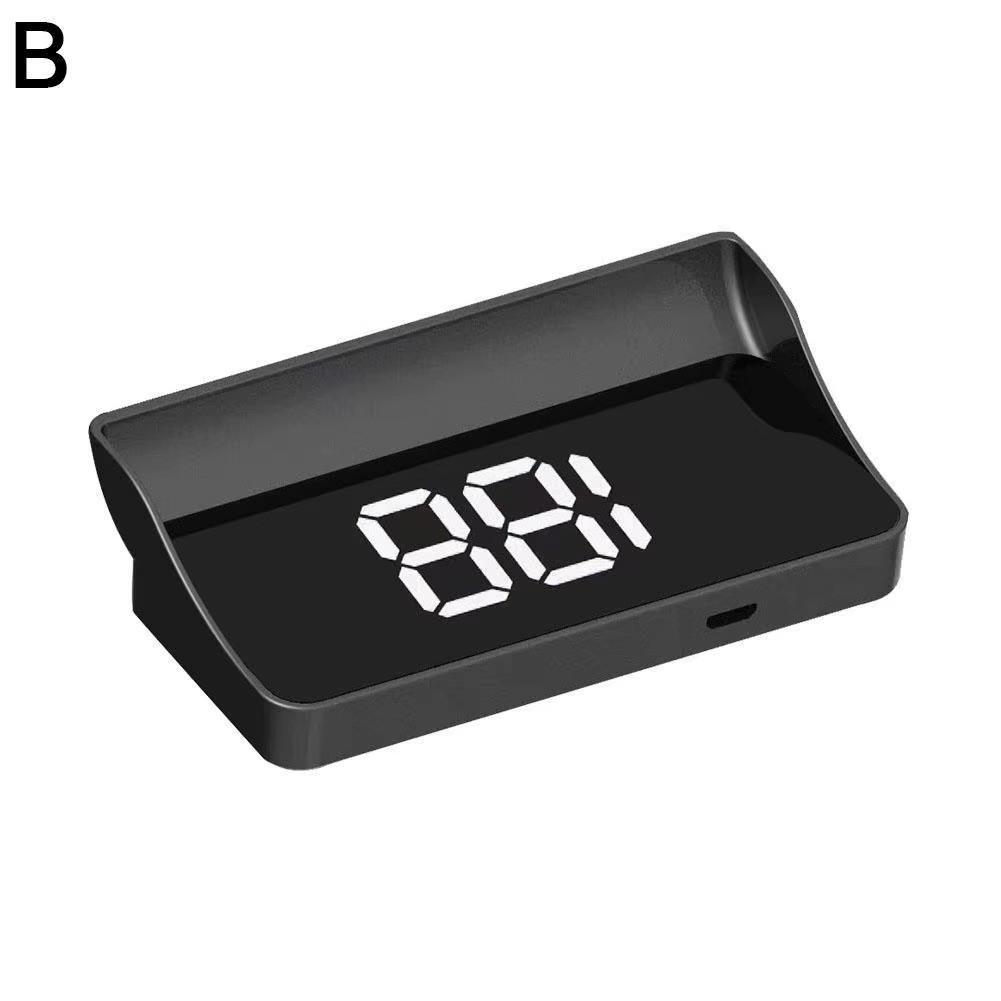 V9 Head Up Display Digital Speedometer GPS HUD Plug And Play For All Cars Big Font KMH Windshield Projector Car Accessories