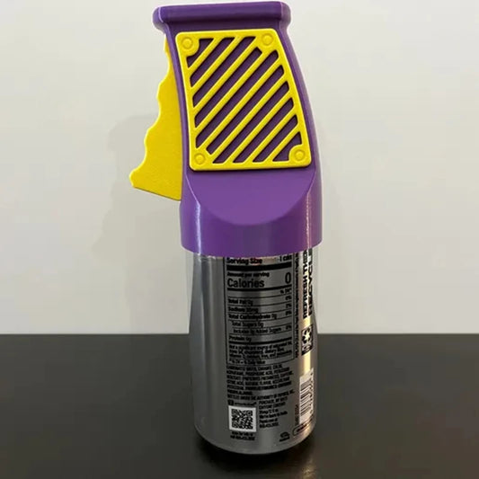 3D-Printed Can Opener One-Hand Can Opener