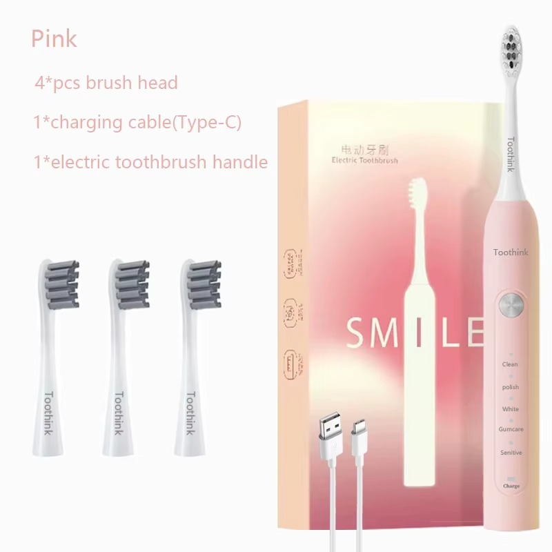 Sonic Electric Toothbrush IPX7 Waterproof Whitening Tooth Brush Oral Care Rechargeable Automatic Adult Powerful Smart Toothbrush