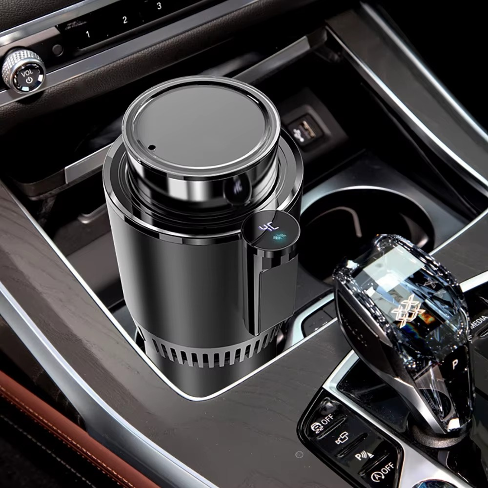 Portable Smart 2 In 1 12V Car Cup Cooler Warmer for Outdoor Travelling Mini Auto Refrigerator Cooling Heating Cup Drinks Holder