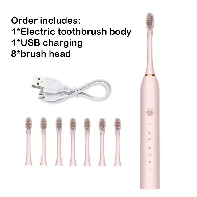 Sonic Electric Toothbrush IPX7 Waterproof Whitening Tooth Brush Oral Care Rechargeable Automatic Adult Powerful Smart Toothbrush