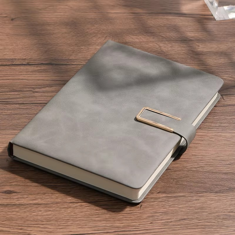Custom Soft-Cover Vintage A5 Leather Notebook – Perfect Companion for Business Meetings & College Life journal