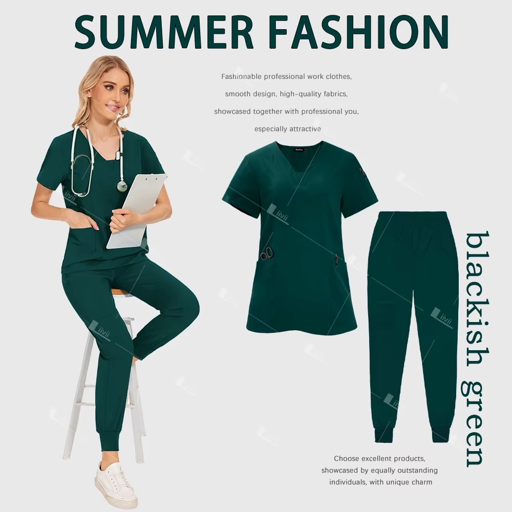 Surgical Uniforms Woman Scrub Set