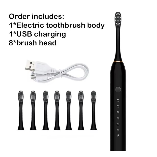 Sonic Electric Toothbrush IPX7 Waterproof Whitening Tooth Brush Oral Care Rechargeable Automatic Adult Powerful Smart Toothbrush